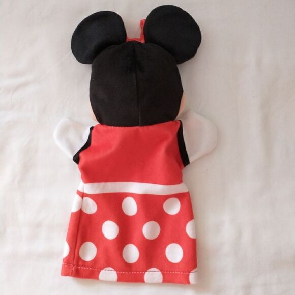 Melissa & Doug Minnie Mouse Puppet Hand Baby Kids Theatre Red White Polka Dot - Picture 7 of 15